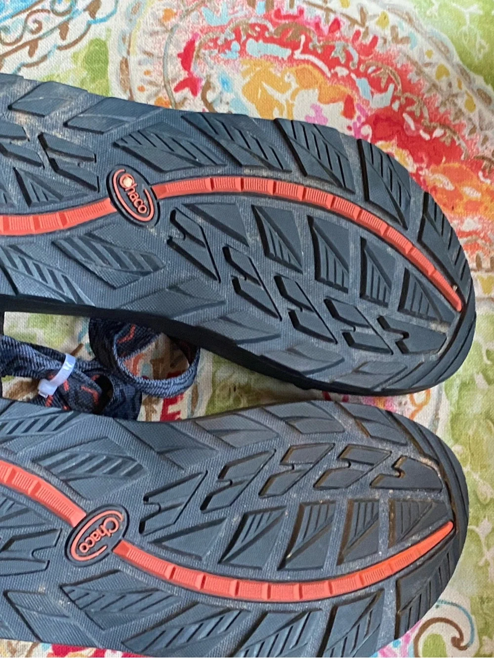 Chaco Men's 12 Navy Blue Strappy Outdoor Sandals